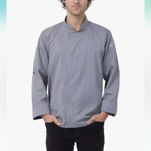 NWT Chef Works The Hartford Chef Coat Zip Front Size XL - Picture 1 of 16